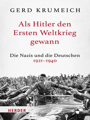 cover image of Als Hitler den Ersten Weltkrieg gewann